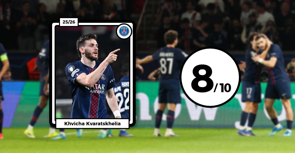 Les notes du PSG face à Liverpool : «Kvara» déroutant et Zaïre-Emery bluffant... dans un collectif magique