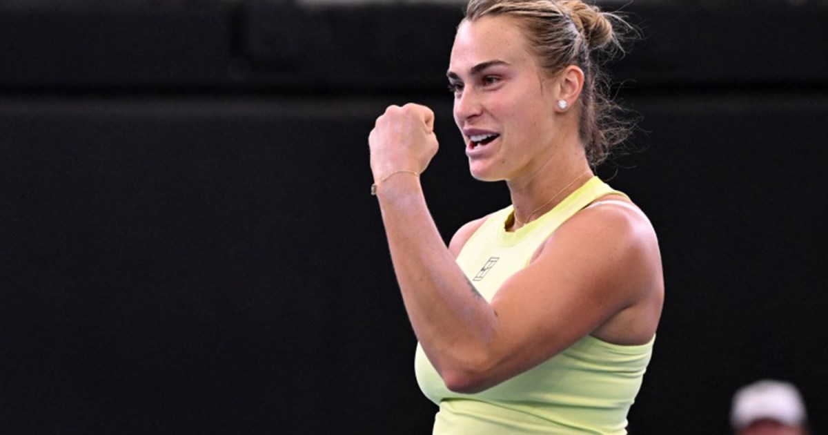 Sabalenka credits ‘Battle of the Sexes’ tennis match for ‘great fitness’