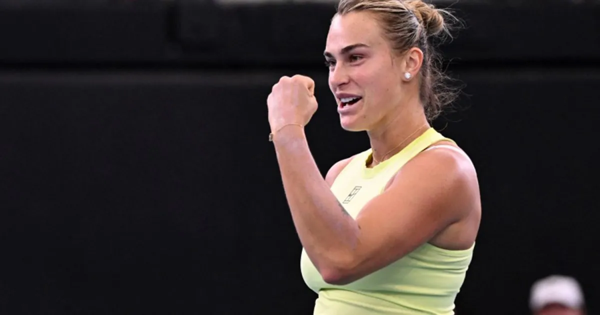 Sabalenka credits ‘Battle of the Sexes’ tennis match for ‘great fitness’