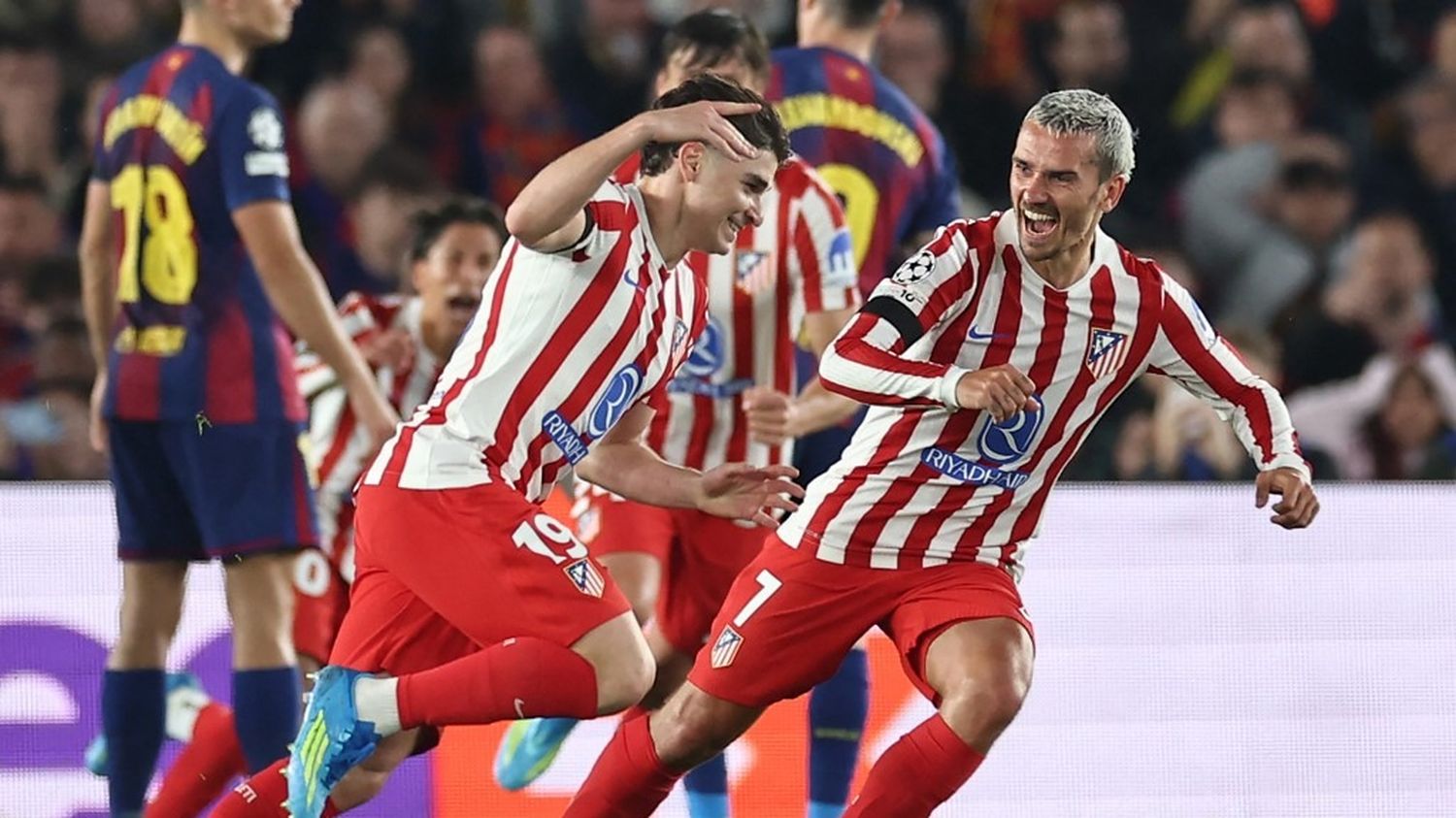 Ligue des champions : l'Atlético de Madrid prend une belle option sur les demi-finales après son exploit au Camp Nou face au Barça