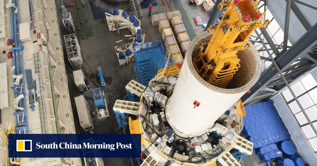 Mining revolution: China’s 500-tonne ‘underground carrier’ tunnels a kilometre to mine ore