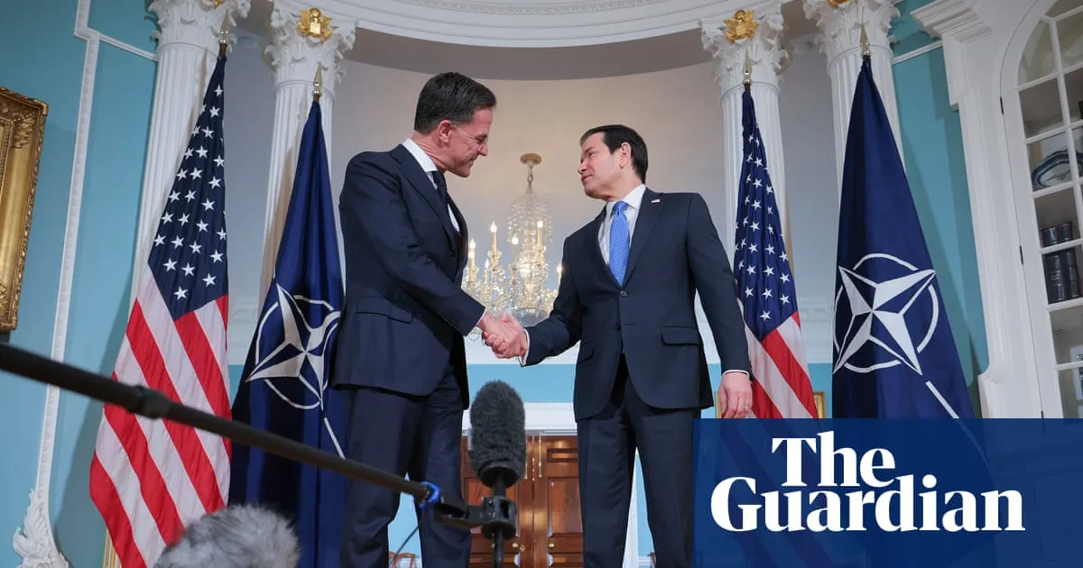 Nato chief says Trump ‘clearly disappointed’ by US allies’ refusal to join Iran war