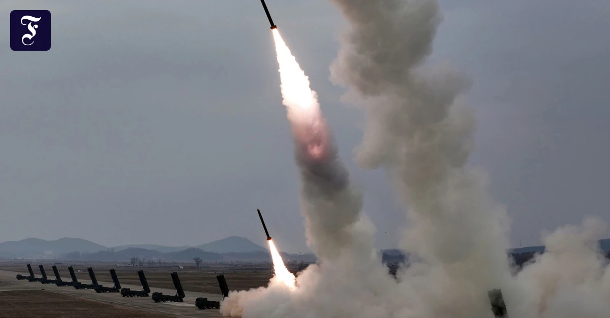 Nordkorea: Pjöngjang meldet Raketentests mit Streumunition