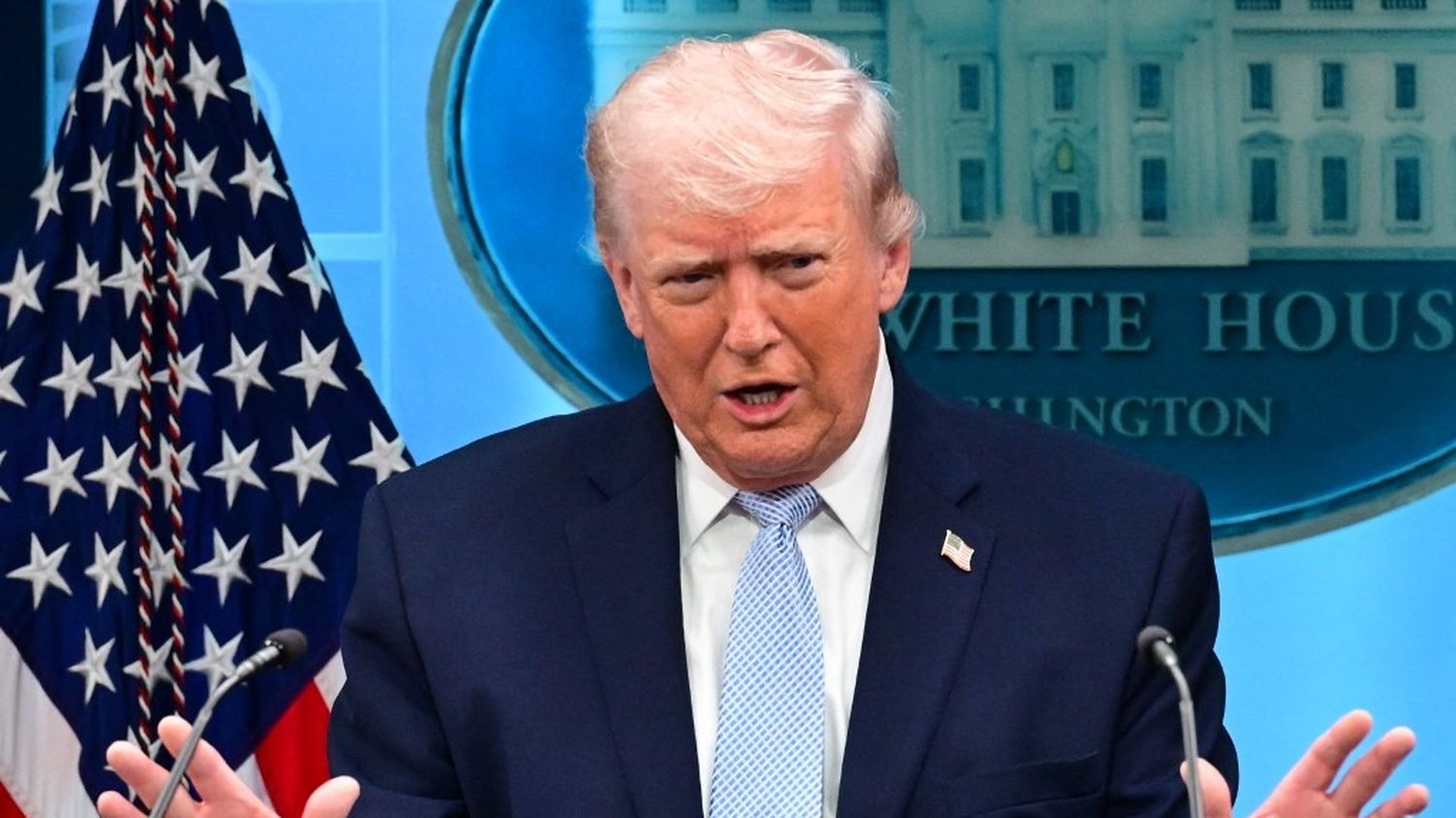 Les pays de "l'Otan n'étaient pas là quand nous avions besoin d'eux" : Donald Trump critique de nouveau l'Alliance atlantique après sa rencontre avec Mark Rutte