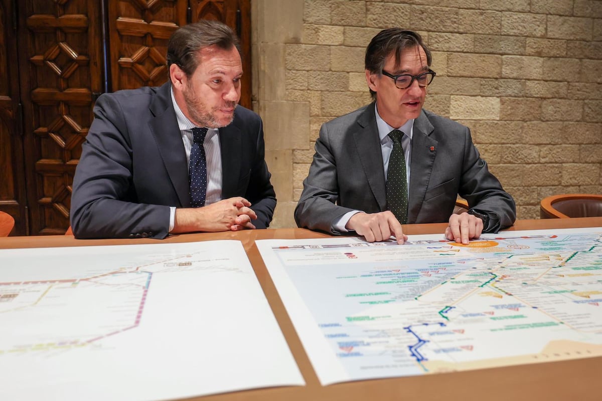 Illa y Puente abordan en el Palau la culminación del traspaso de la R1 y el estado de Rodalies