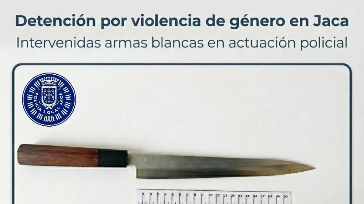Detenido en Jaca (Huesca) tras agredir a su pareja en un hotel