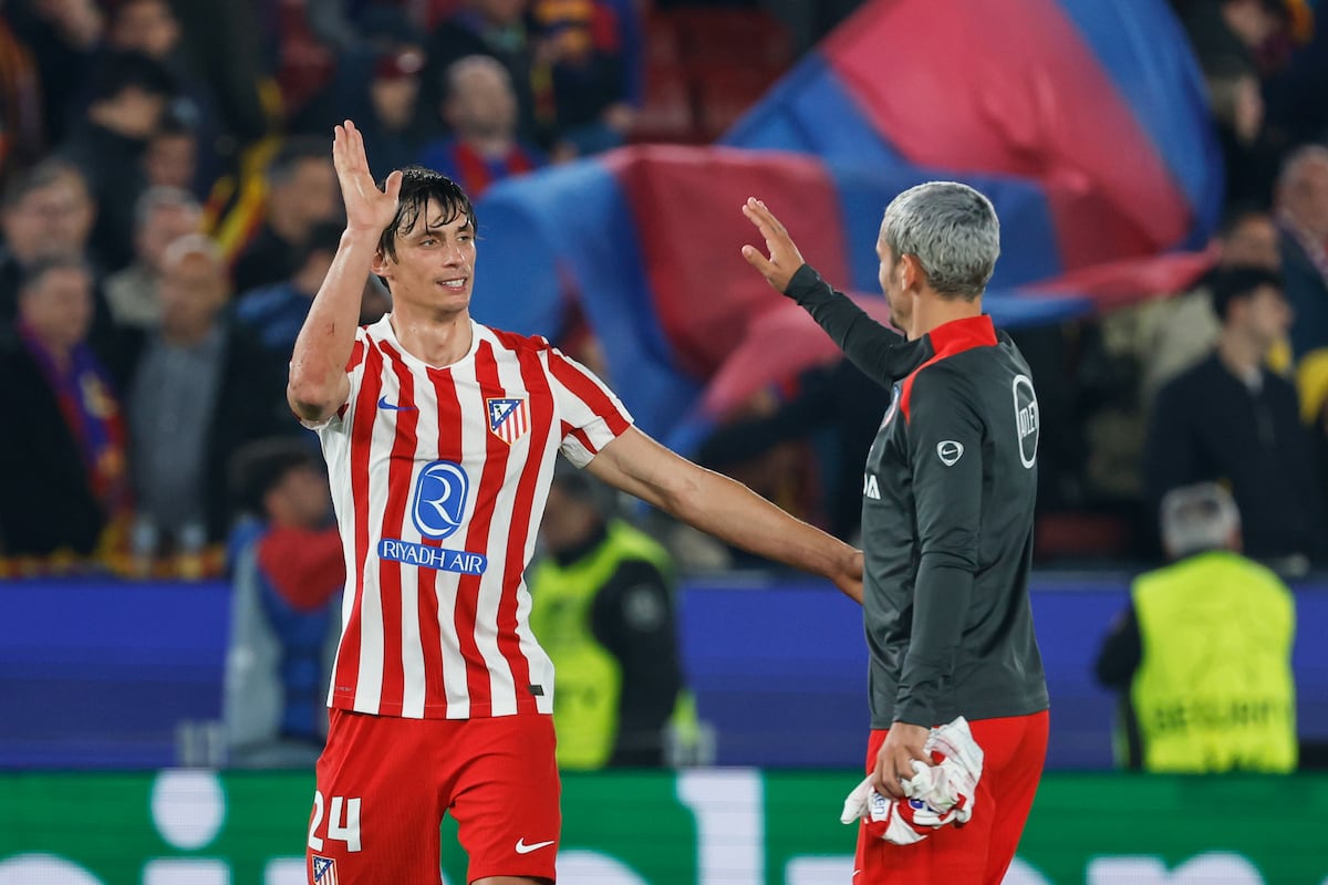 La crecida de Le Normand y Ruggeri para recuperar la solidez defensiva del Atlético y la jugada ensayada que expulsó a Cubarsí