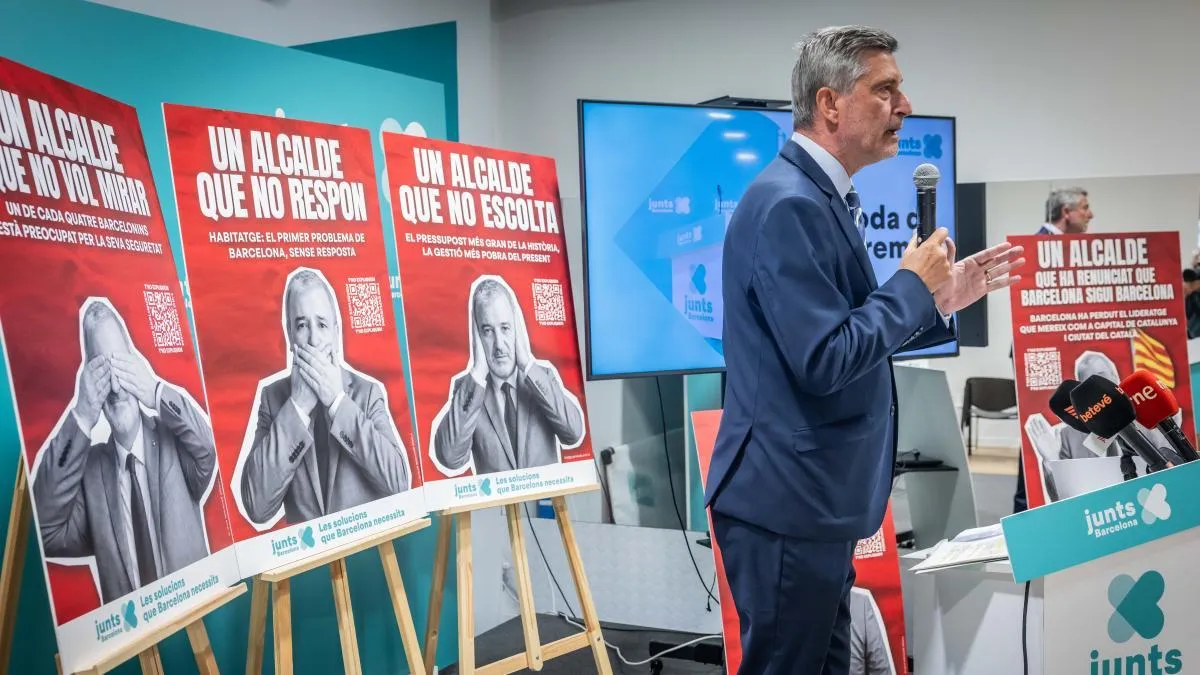 
                                                                                       Junts pasa al ataque contra Collboni, un “mal alcalde, sin ambición y de espaldas a Barcelona”
                                                                                   