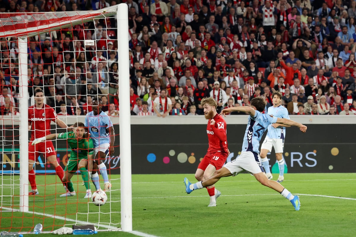 El Friburgo deja en la UCI al Celta en la ida de los cuartos de final de la Europa League