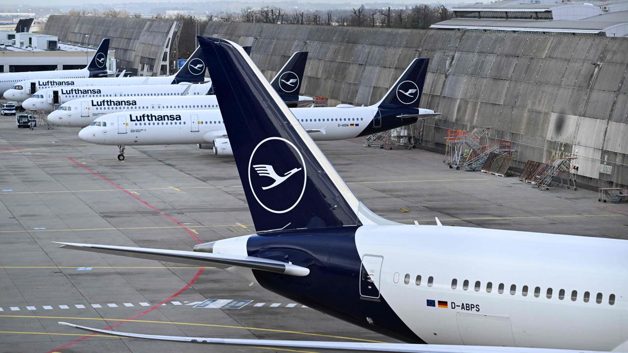 Lufthansa-Streik um Mitternacht begonnen