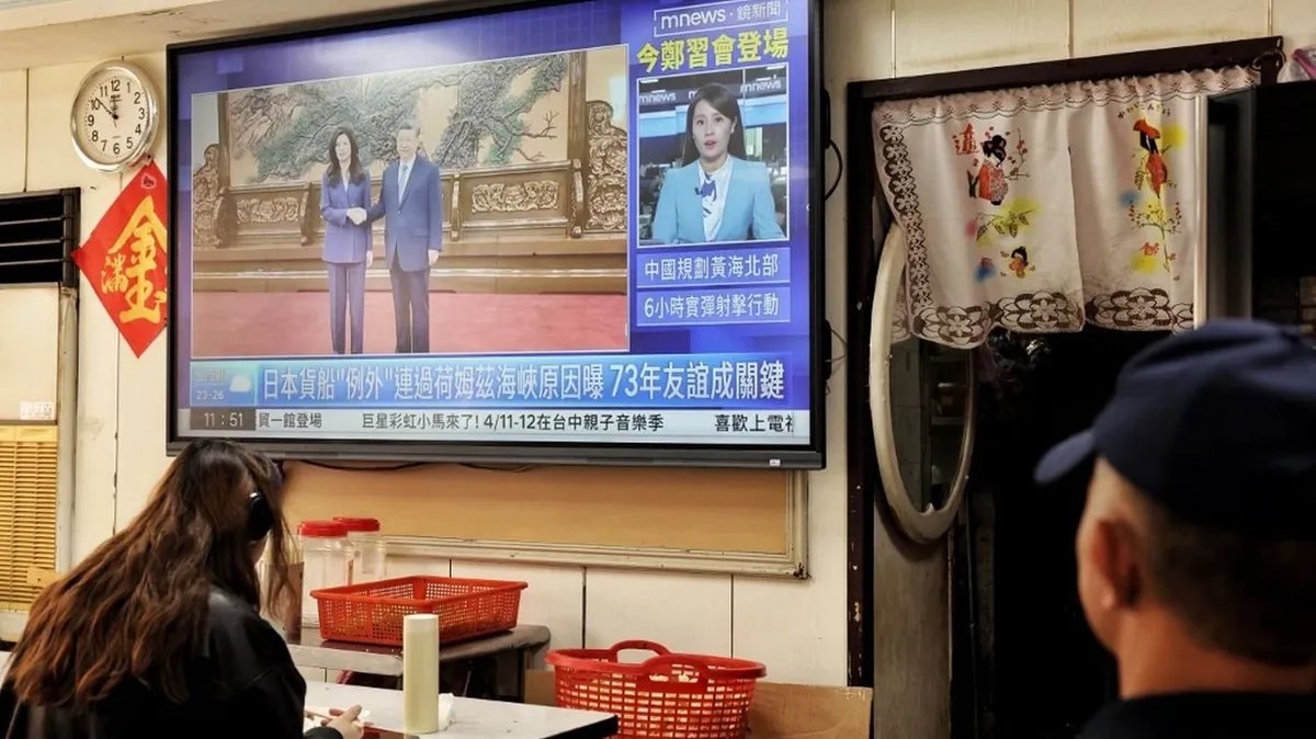 Xi Jinping reçoit la cheffe de l'opposition taïwanaise et dit être "pleinement convaincu" que la Chine et Taïwan seront unis à l'avenir, en dépit des tensions bilatérales