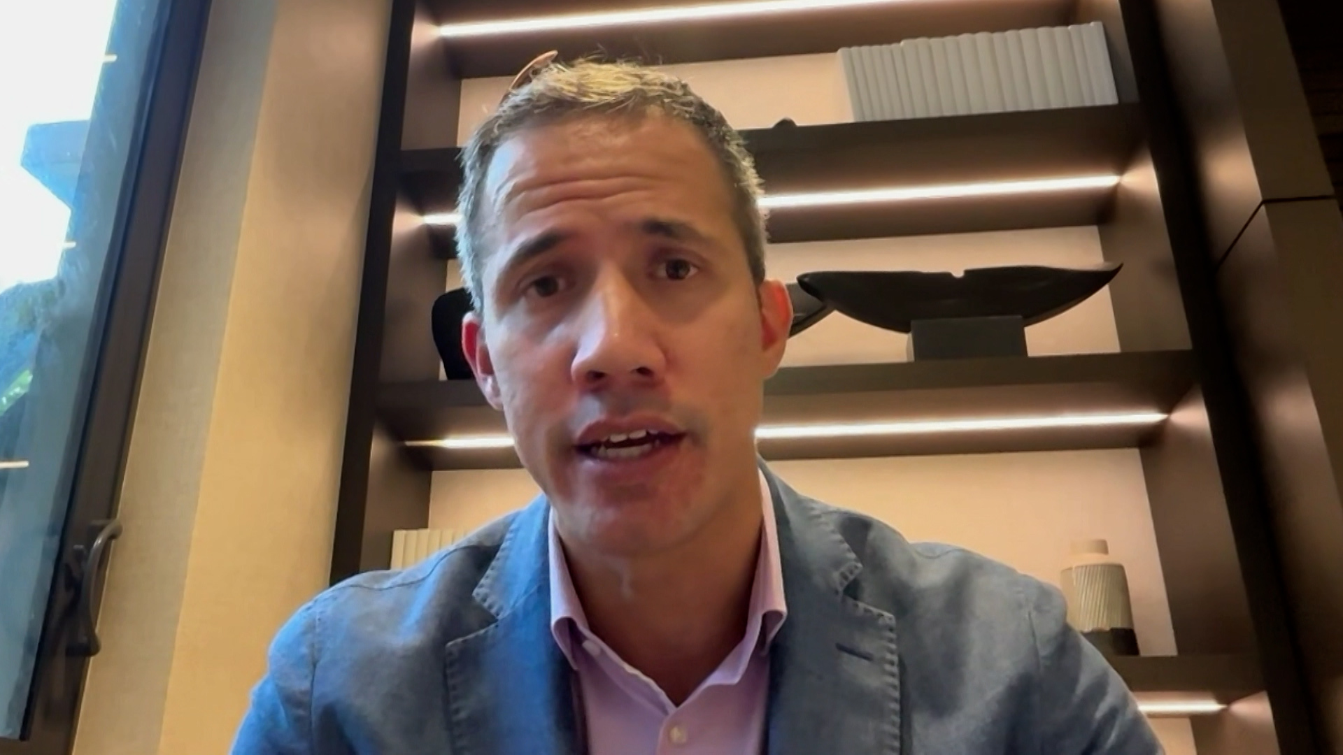 Venezuela’s former opposition leader Juan Guaido denounces Delcy Rodriguez
