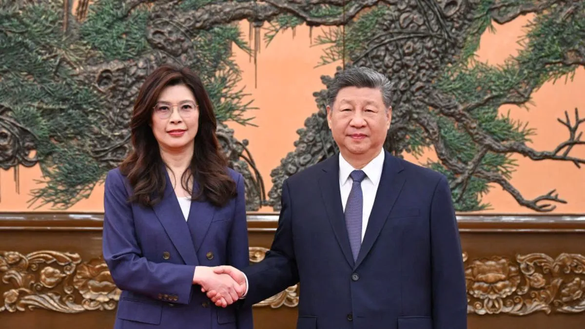 
                                                                            La jefa de la oposición de Taiwán llama a Xi Jinping a “unir fuerzas para evitar una guerra”
                                                                        