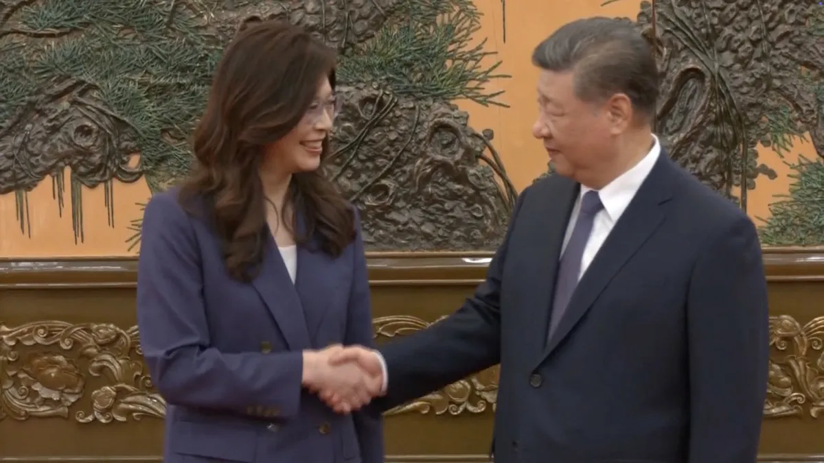 Taiwan opposition leader calls for ‘reconciliation’ after meeting Xi