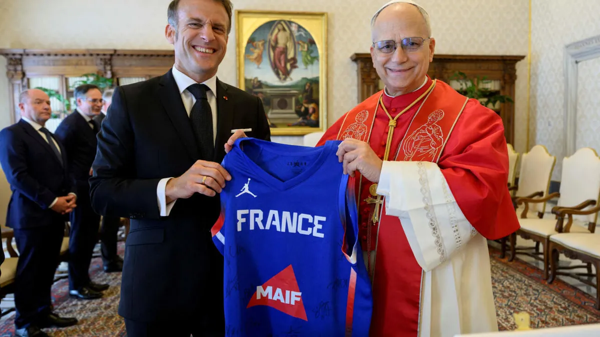 Vatican: Emmanuel Macron reçu en audience par le pape Léon XIV