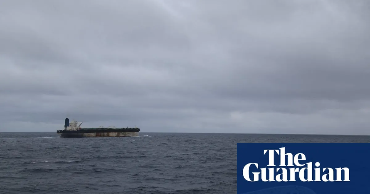Reflagged by Russia, spied on by UK, seized by US: why so much interest in a rusty tanker in the Atlantic?