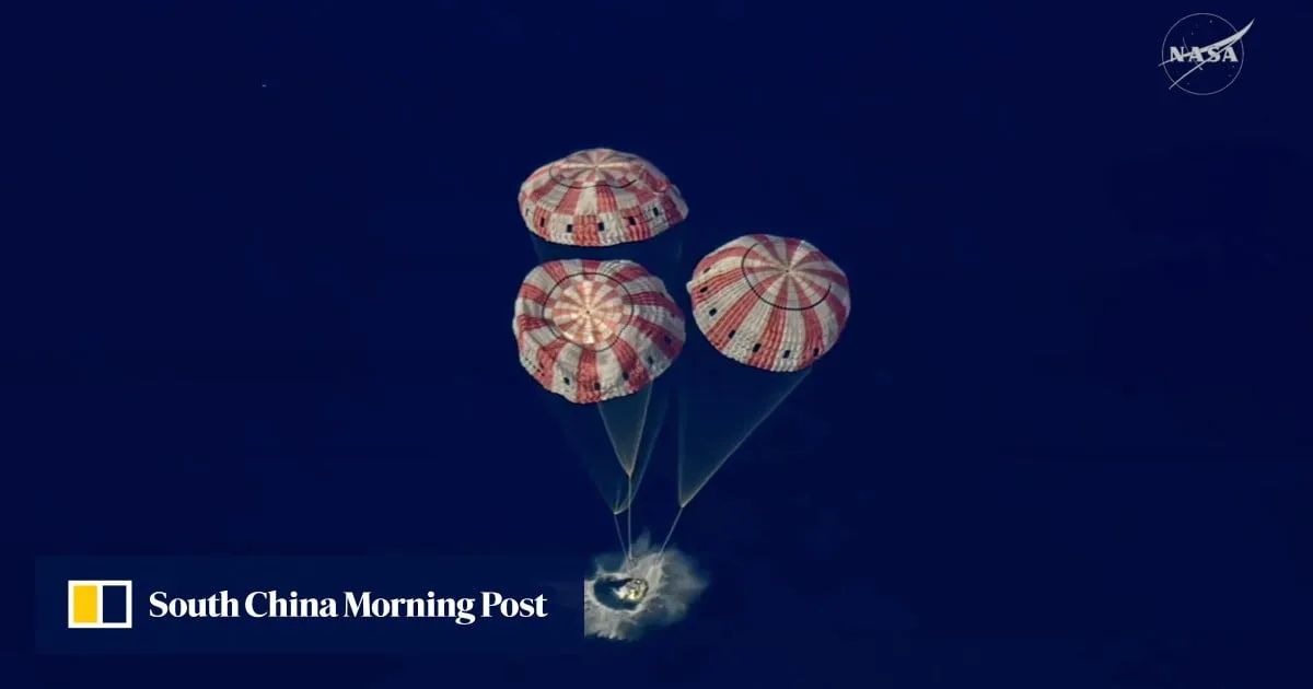 Watch Artemis II astronauts hurtle home from moon towards splashdown