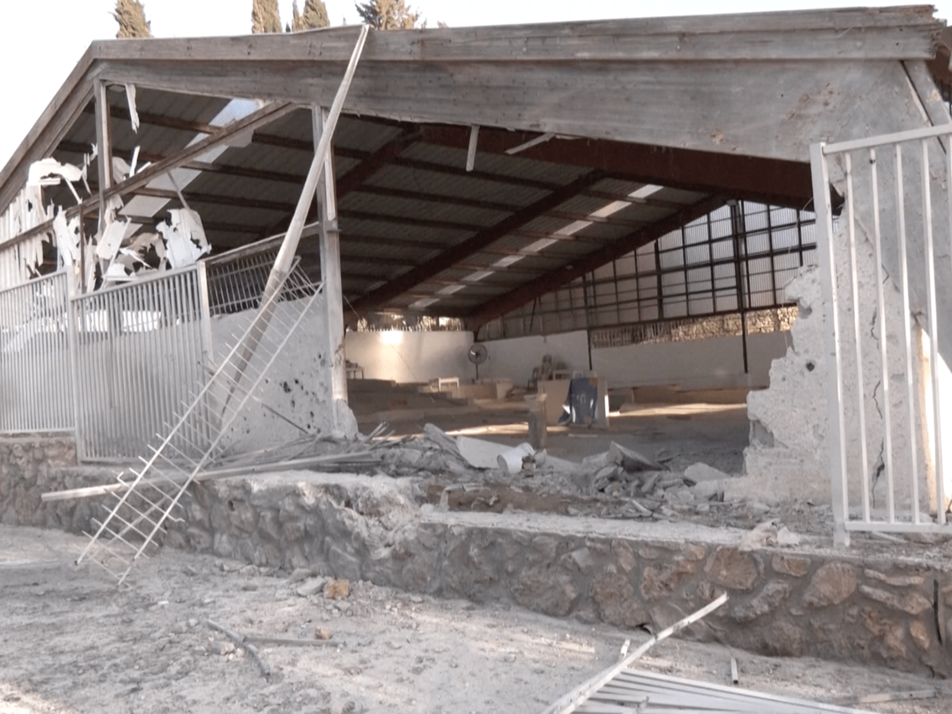 Hezbollah rocket attack damages 1,500-year-old Israeli church