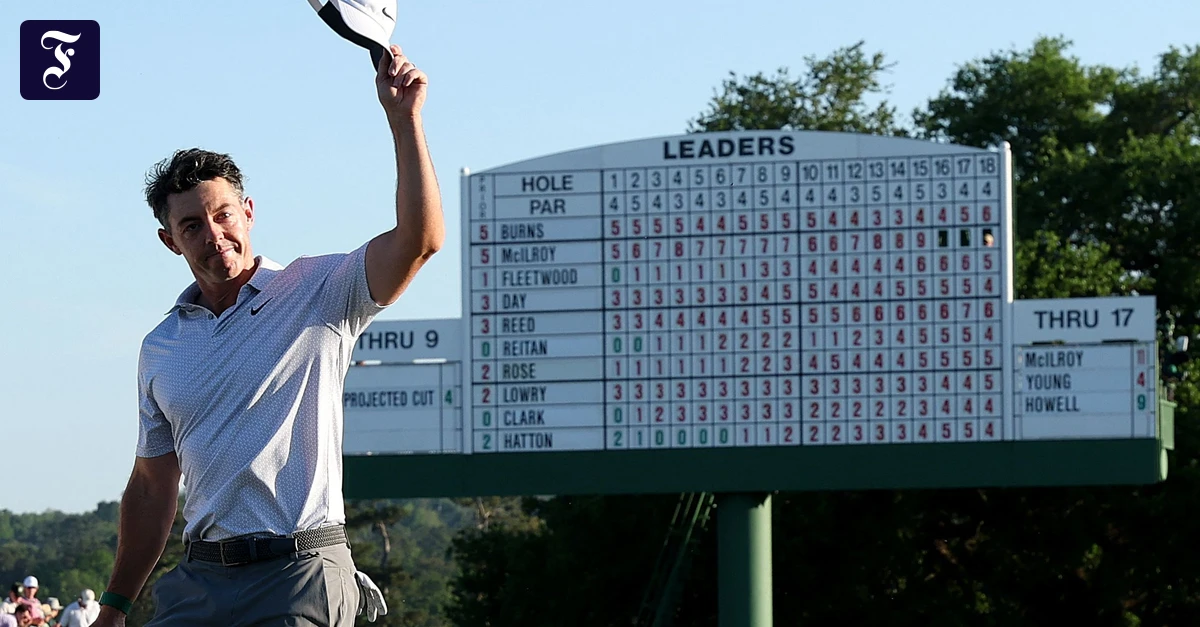 Historische Runde: Golf-Star McIlroy dominiert Masters