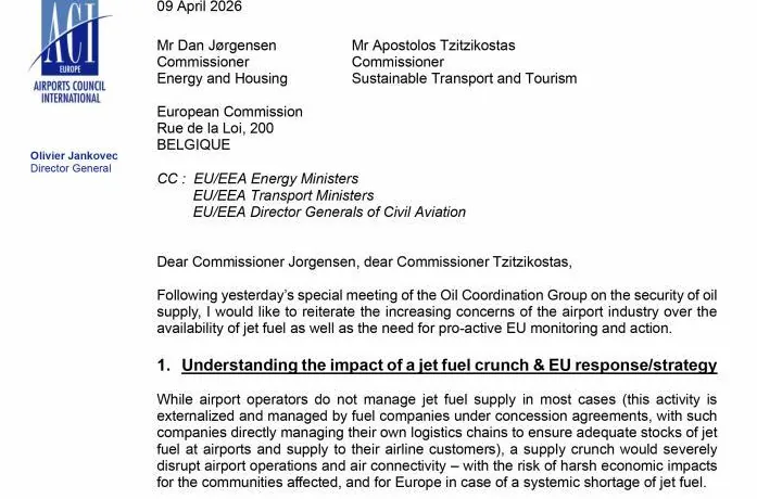 La alerta de los aeropuertos europeos a Bruselas por la guerra en Irán: "La UE se enfrenta a una escasez sistémica de queroseno si no se recupera Ormuz pronto"