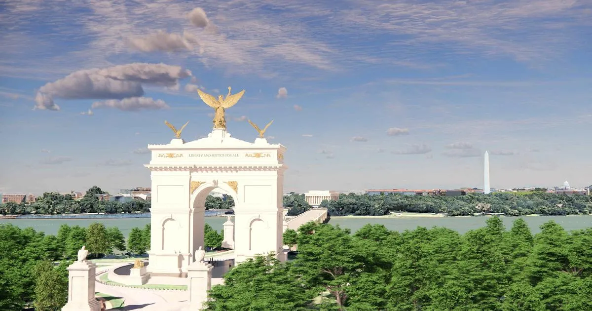 L'administration Trump dévoile les plans d'un arc de triomphe à Washington, haut de 76 mètres