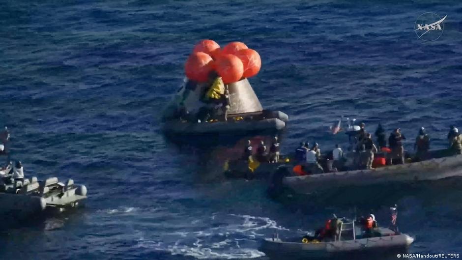 "Historische Leistung": Artemis-Crew kehrt zur Erde zurück