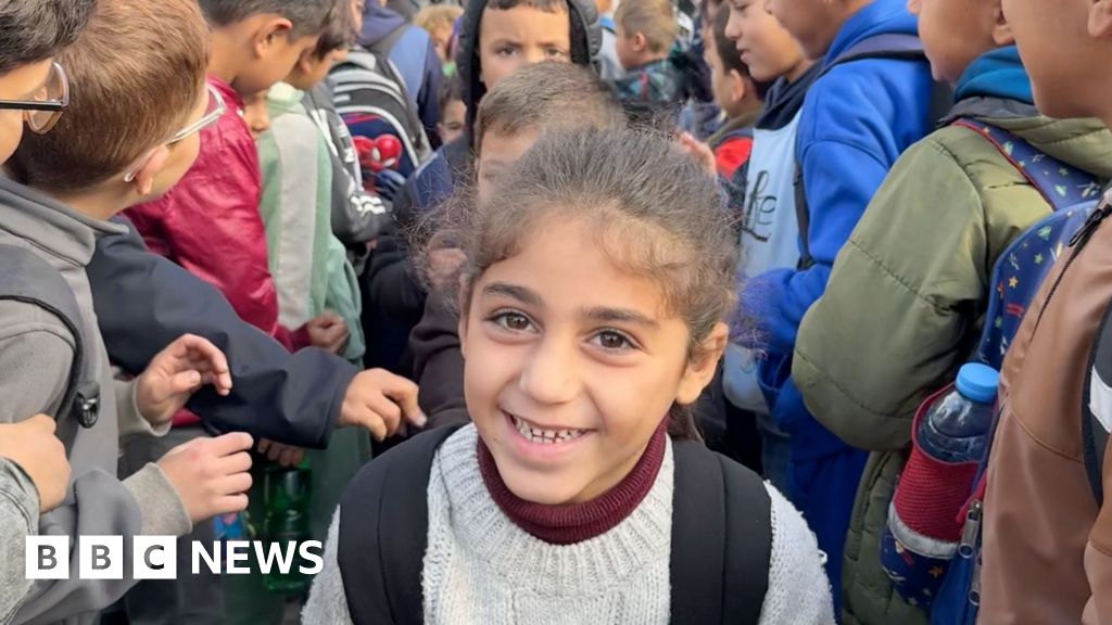 Children in Gaza return to school after years without formal education