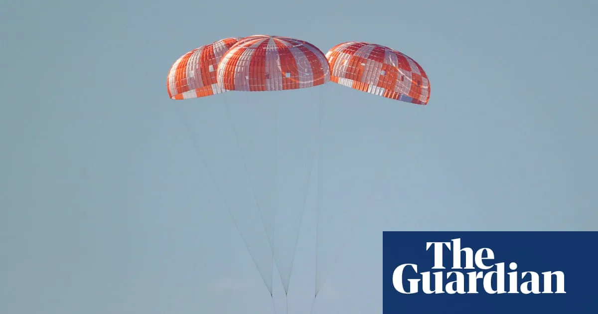 Jubilant return of Artemis II shadowed by ‘extinction-level’ cuts to Nasa: ‘It’s discordant’