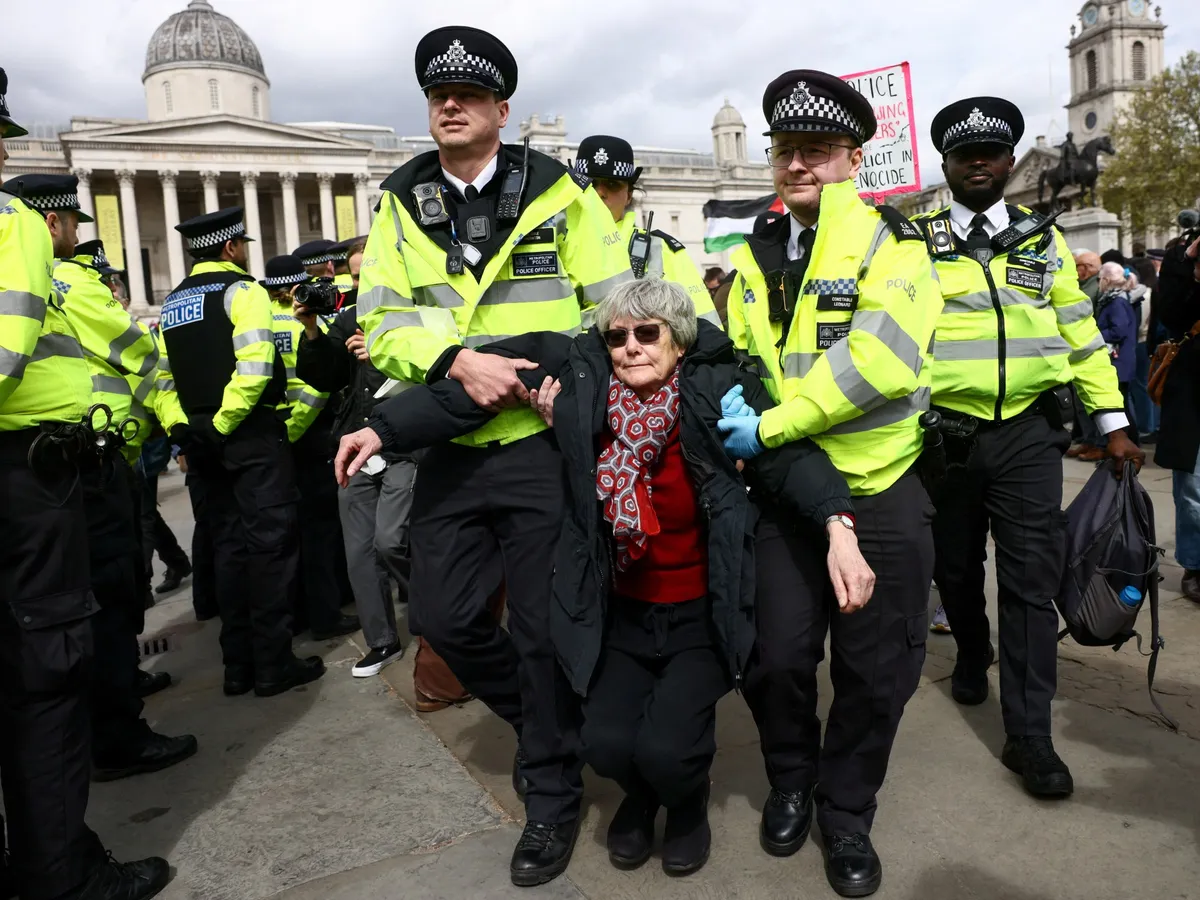 Police begin arrests at UK protest against Palestine Action ban