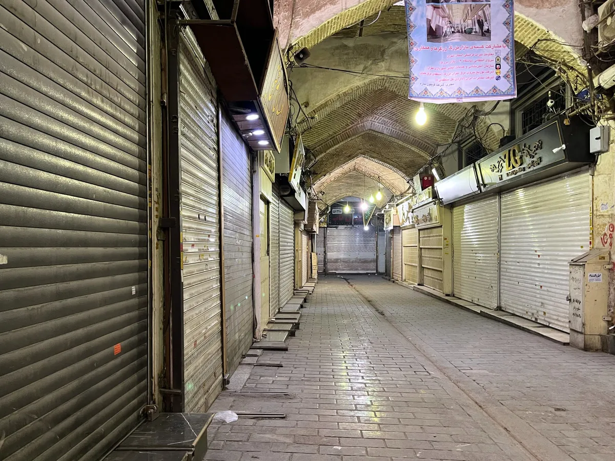 Iran’s commercial hubs became flashpoints for frustration