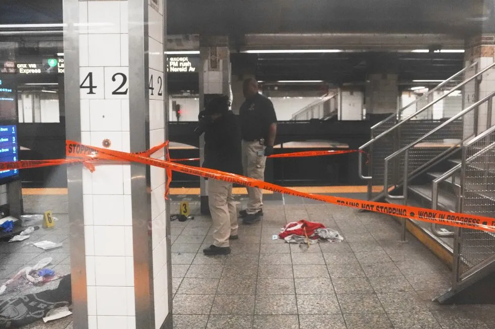 Officials: Stabbings on New York subway leaves 3 hurt as officers shoot and kill knife-wielding man