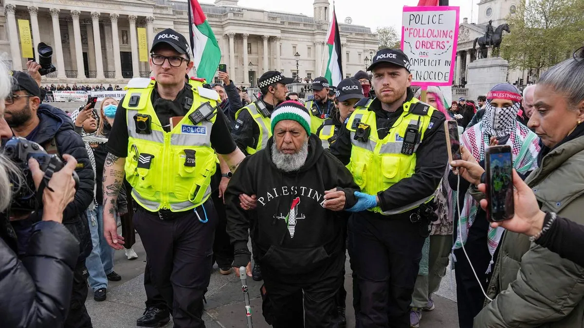Mehr als 500 Festnahmen bei pro-palästinensischer Demo in London
