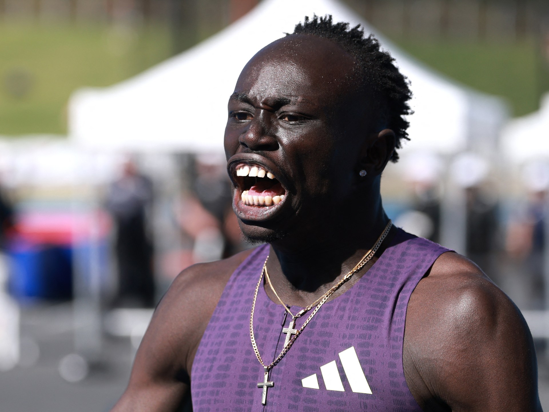 Teen sprint star Gout powers to 200m win in 19.67 seconds