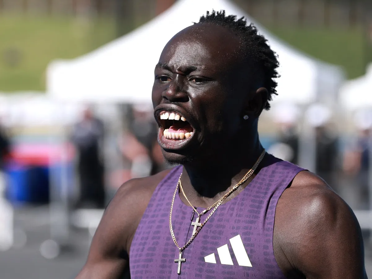 Teen sprint star Gout powers to 200m win in 19.67 seconds