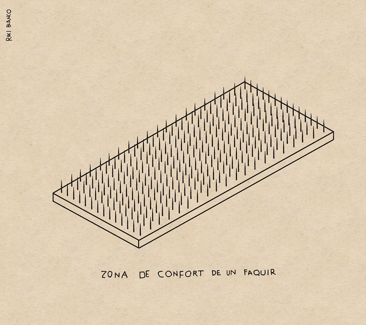 Riki Blanco: peculiar confort