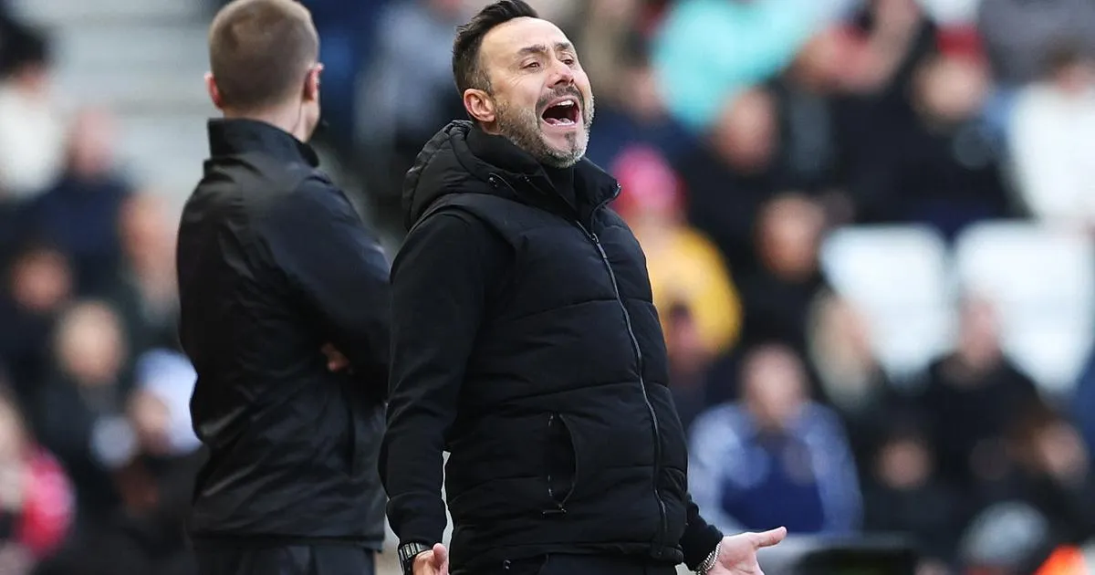 Premier League : De Zerbi s’incline à Sunderland pour ses débuts, Tottenham reste relégable