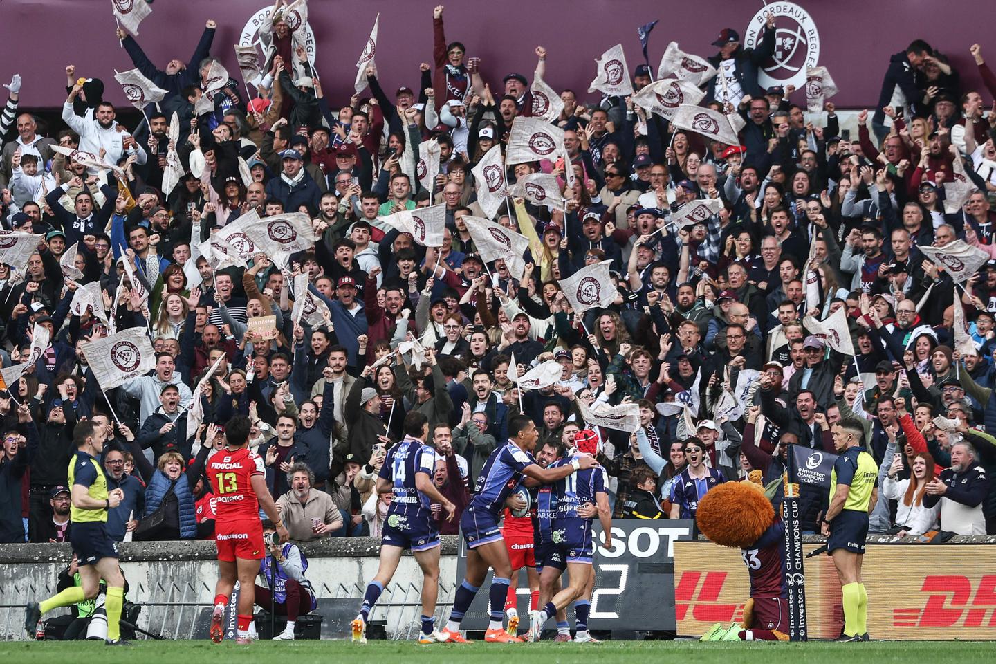L’Union Bordeaux-Bègles renverse le Stade toulousain et se qualifie pour le dernier carré de la Champions Cup