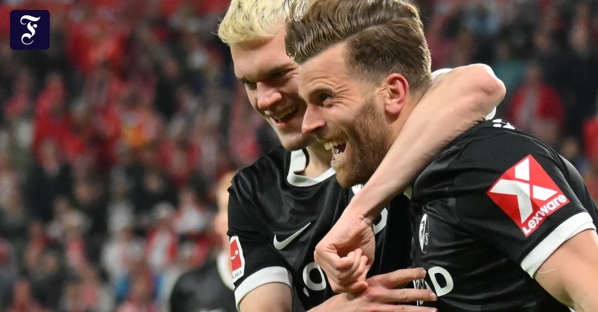 Sieg in Mainz: Freiburg bleibt an Frankfurt dran