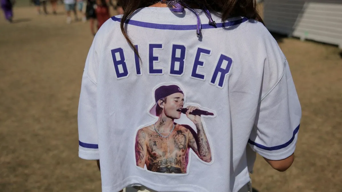 Justin Bieber: Auftritt beim Coachella-Festival in Kalifornien