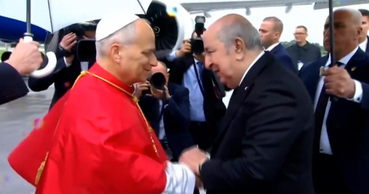 Visite du pape en Algérie : les images historiques de la poignée de main entre Léon XIV et le président Abdelmadjid Tebboune
