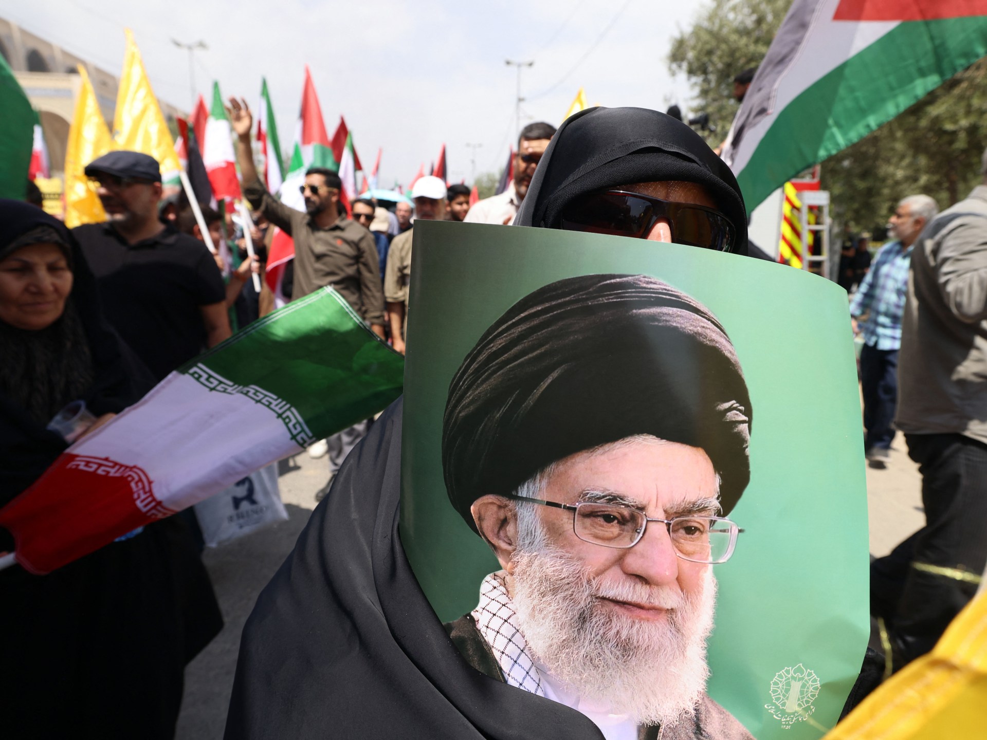 Iran’s Khamenei lashes out as Tehran struggles to quell protests