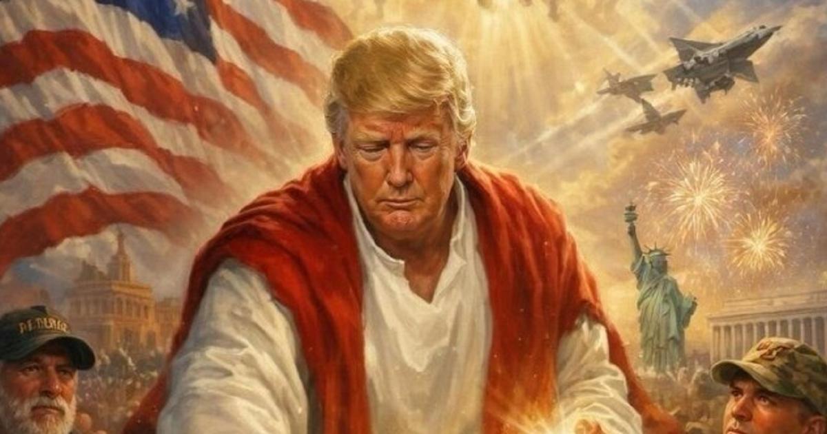 Après avoir vivement critiqué le pape, Donald Trump poste une photo de lui incarnant Jésus-Christ