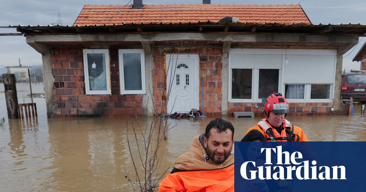 Weather tracker: Kosovo floods trap people in homes and cut water supplies