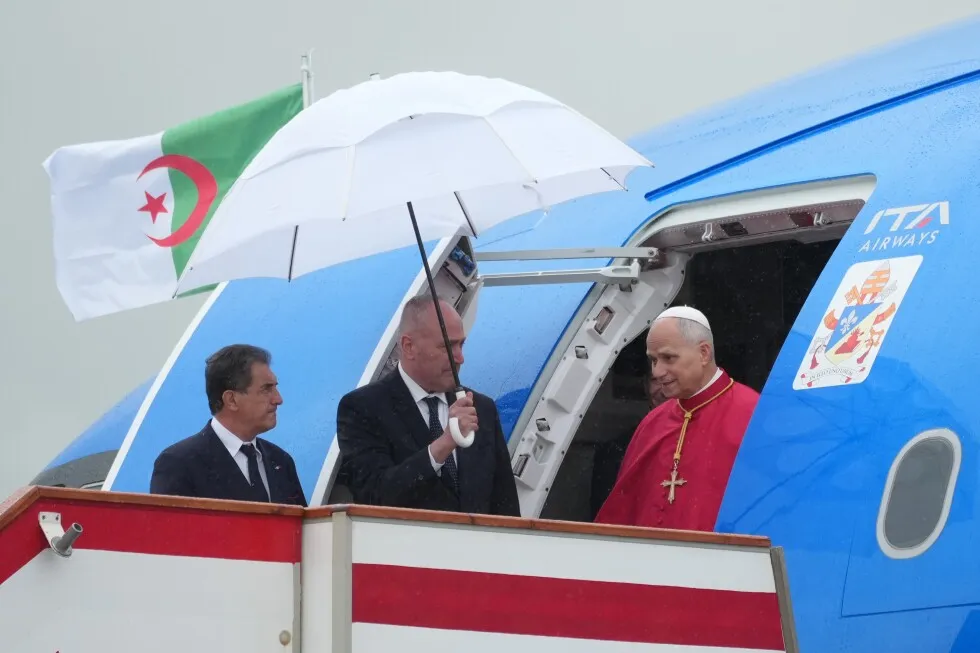 Pope visits Africa and calls for peace in Algeria against Iran war’s backdrop