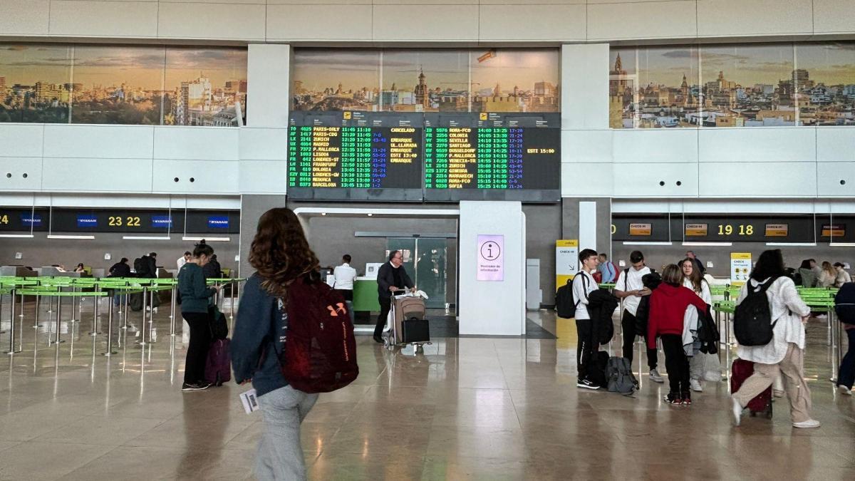 Detenido en el aeropuerto de València con 4 kilos de cocaína en un doble fondo de su maleta