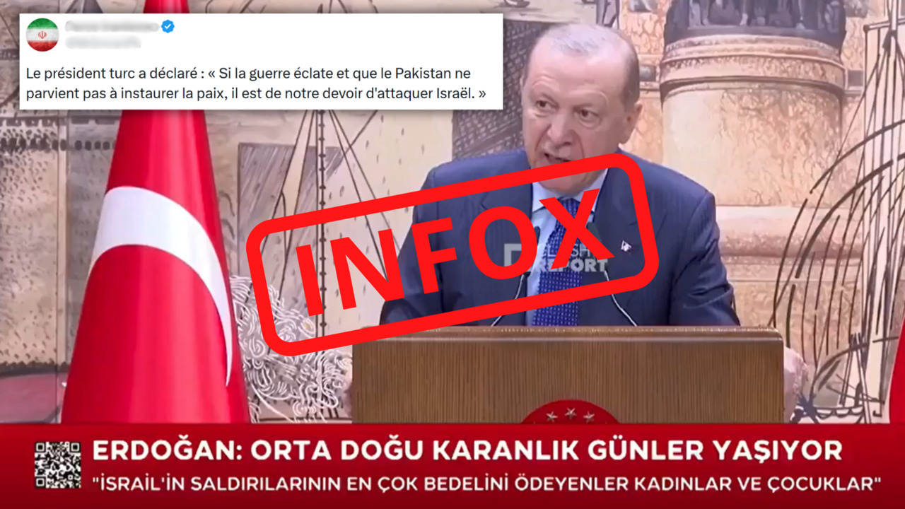 Guerre au Moyen-Orient: Recep Tayyip Erdogan n’a pas menacé d’attaquer Israël