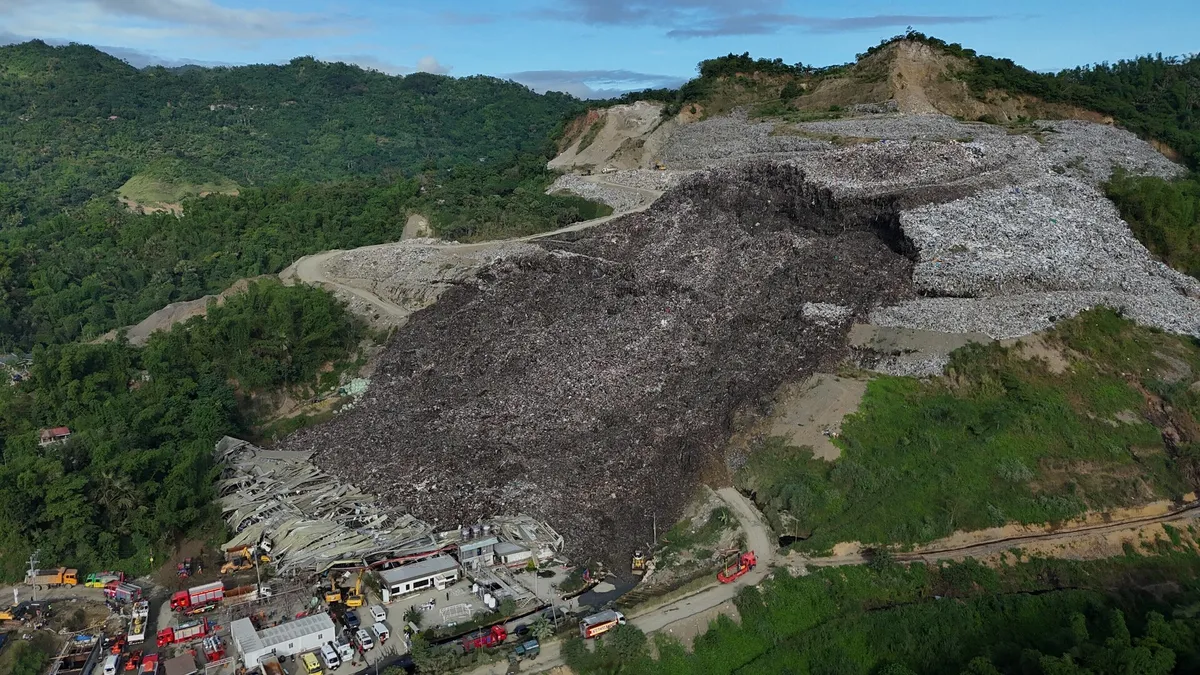 Deadly trash avalanche in Filipino landfill leaves dozens missing