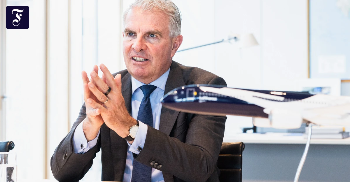 Lufthansa-Chef Carsten Spohr: „Die Welt hat sich leider zurückentwickelt“