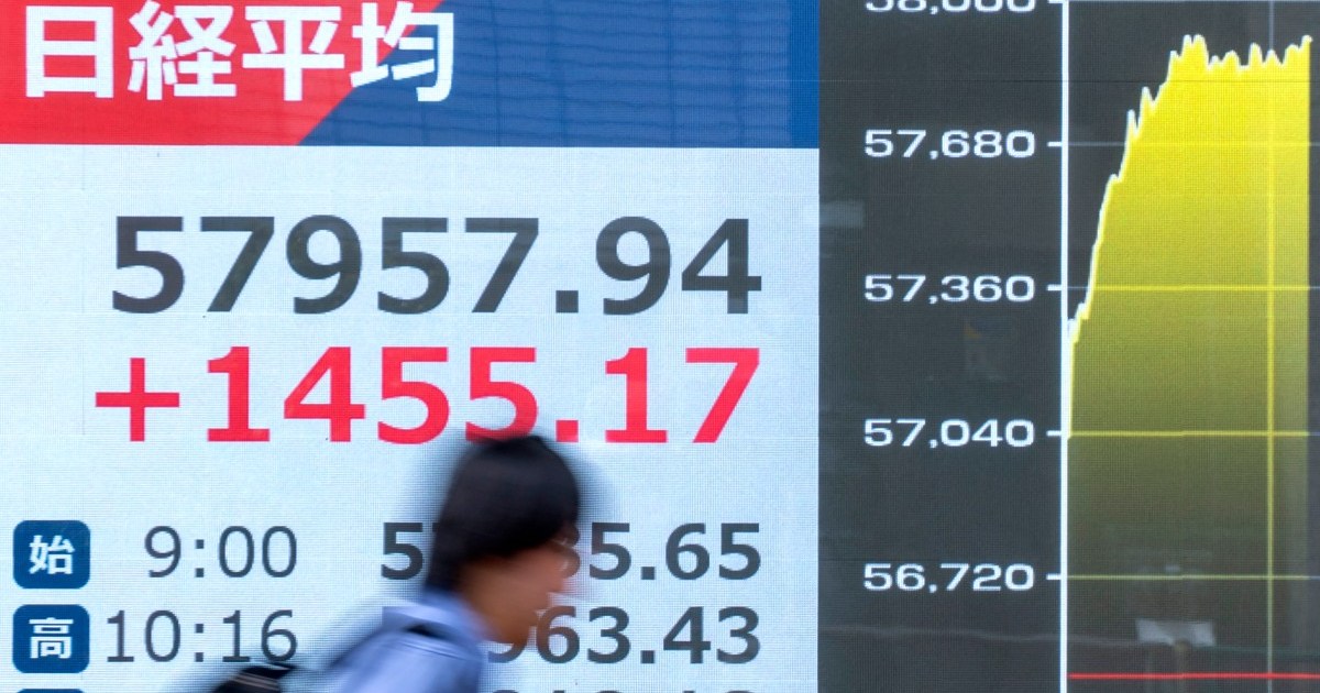Asia’s stock markets surge, oil falls on hopes for US-Iran talks