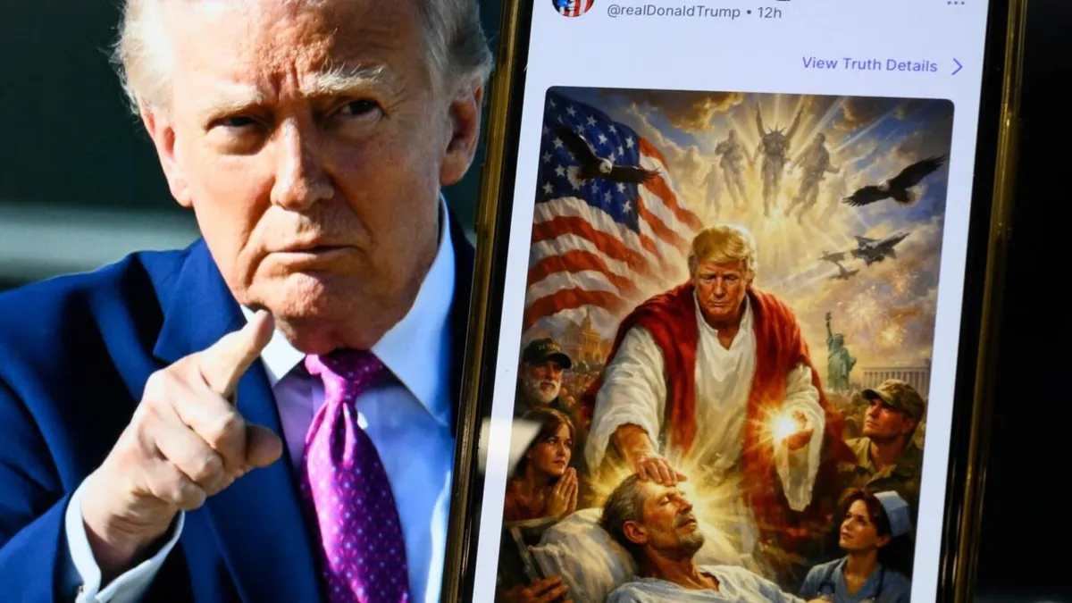 États-Unis: forte réaction de la communauté catholique à «l'icone IA» de Donald Trump